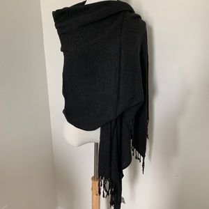 Black Shawl Wrap